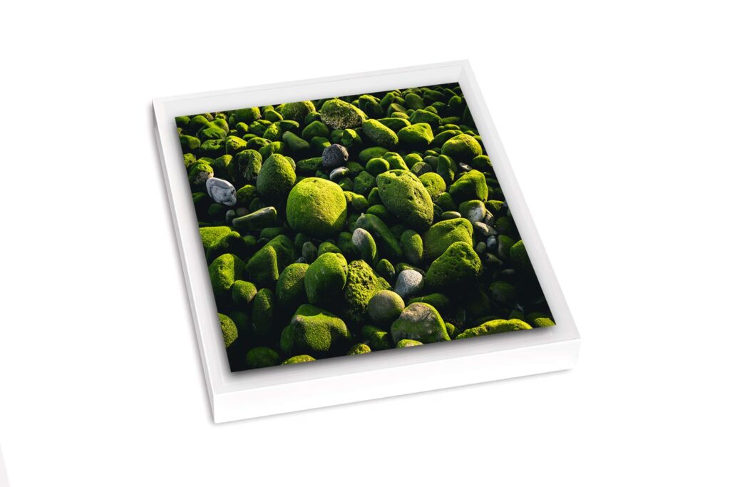 caisse americaine bois blanc tirage photo dibond sur mesure