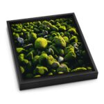 caisse americaine bois noir tirage photo dibond sur mesure