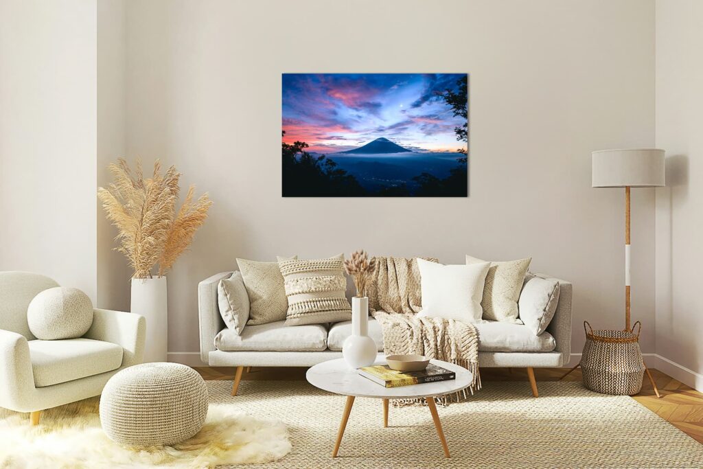 tableau sunset coucher de soleil mont agung bali indonésie Aurélien Papa